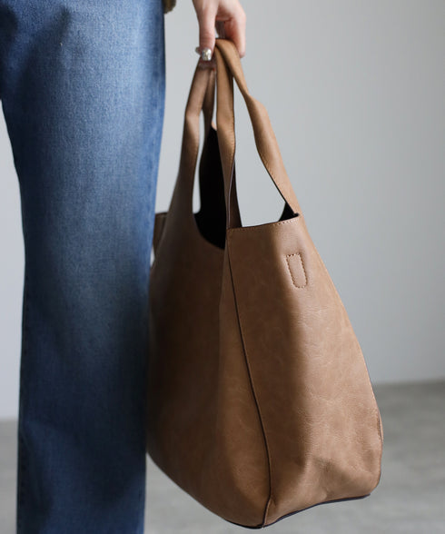 【雑誌掲載】3WAYトートバッグインバッグセット 12-0486-2